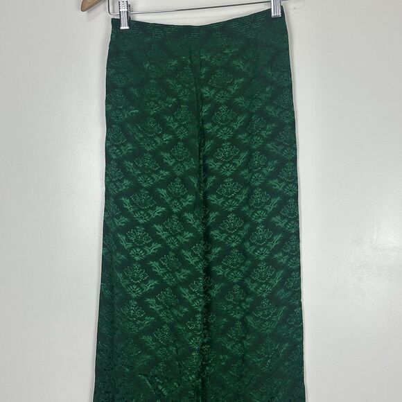 Sandro Paris Pants High Waisted Jacquard Wide Leg Trousers And Top Set - Picture 16 of 16